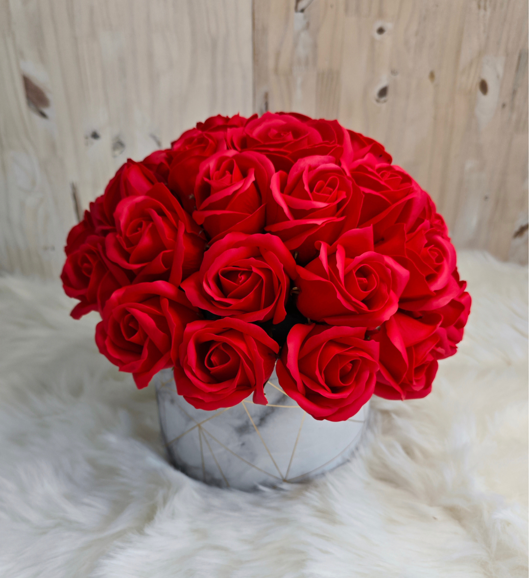 Flowerbox de Roses Lumineuse
