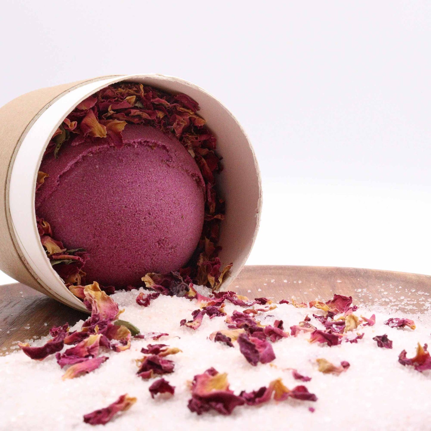 Bombe de bain : Rose en fleur