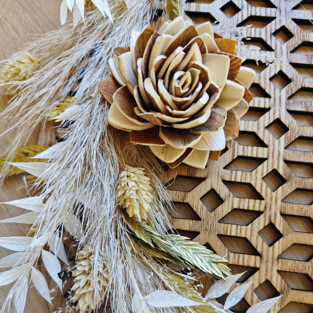 Fleur en bois (Lot de 5) - Déna