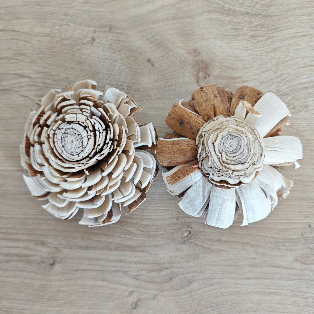 Fleur en bois (Lot de 5) - Inès