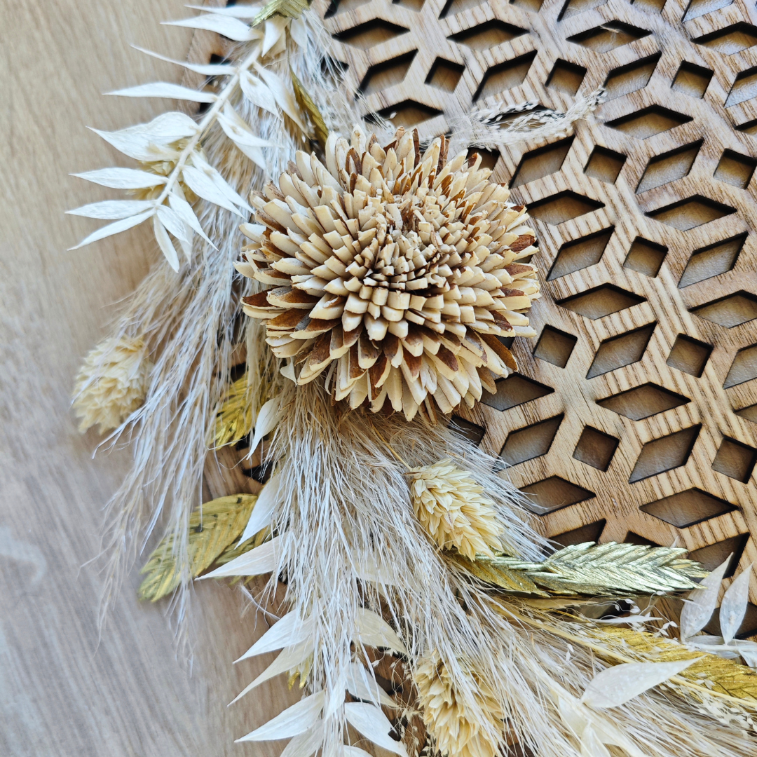 Fleur en bois (Lot de 5) - Lilie