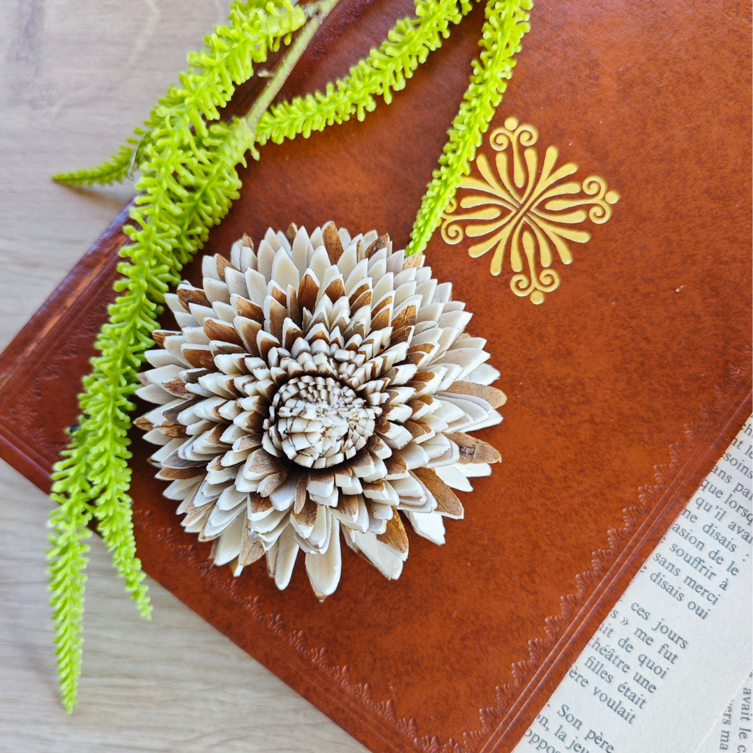 Fleur en bois (Lot de 5) - Lilie