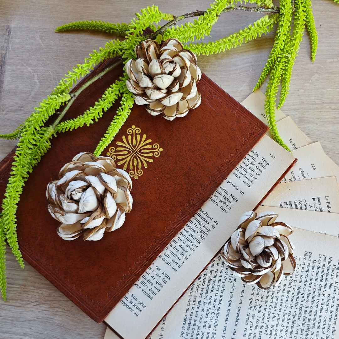 Fleur en bois (Lot de 5) - Jona
