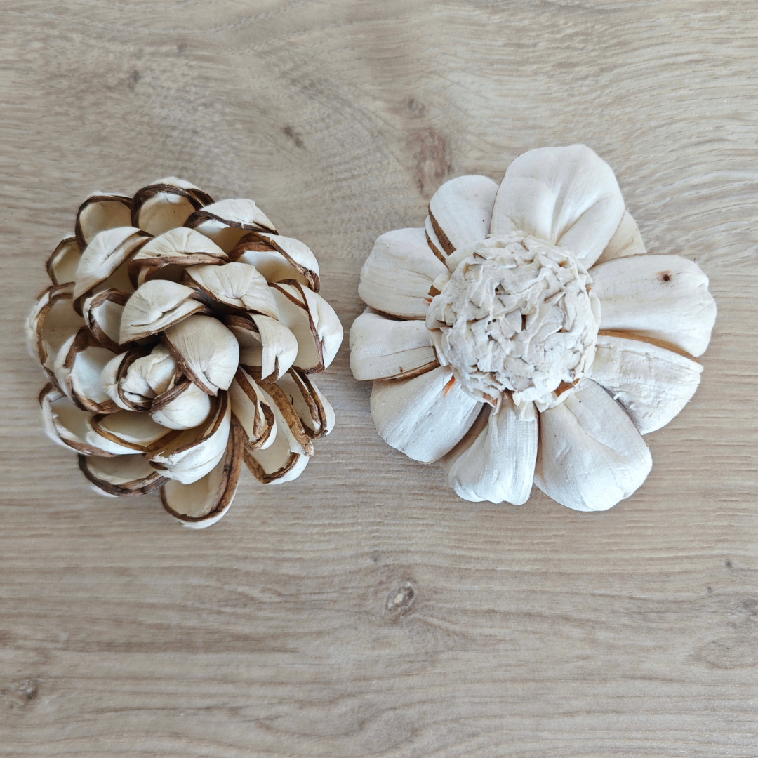 Fleur en bois (Lot de 5) - Jona