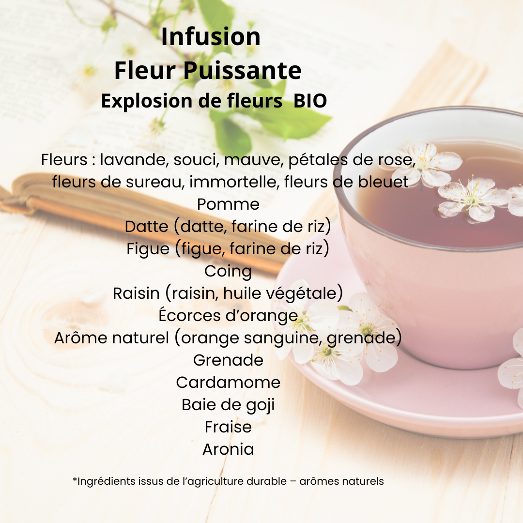 Infusion Fleurs Puissantes - Explosion de fleurs
