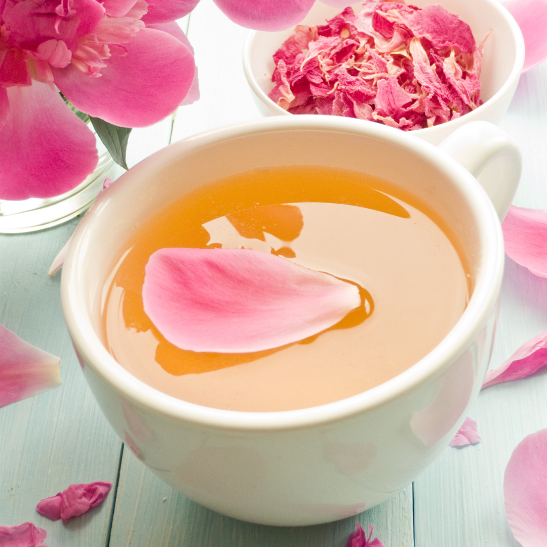Infusion ayurvédique Sérénité Florale - pétales de rose et fleurs de bleuet BIO