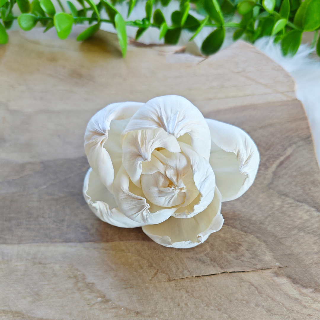 Fleur en bois (lot de 5) - Piv
