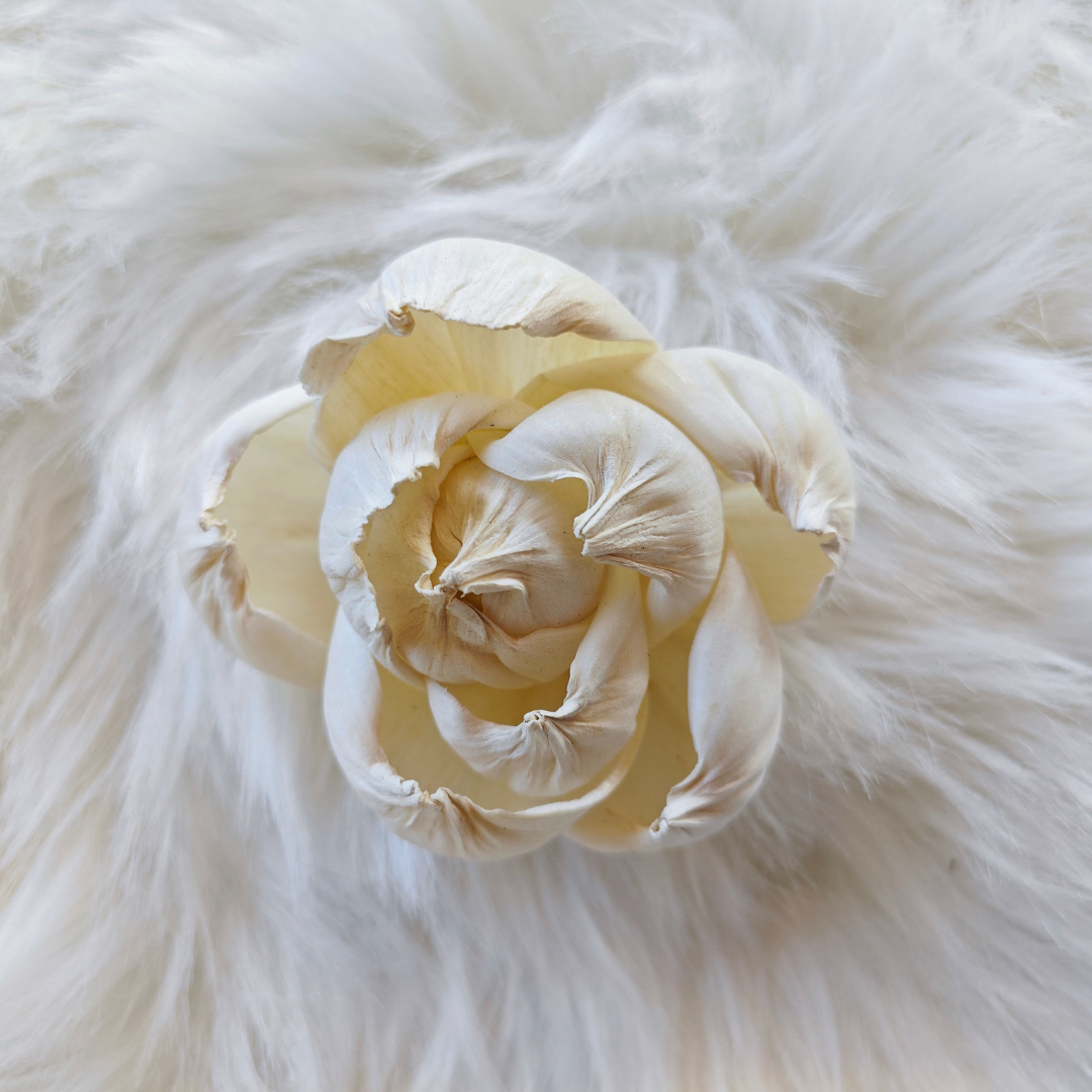 Fleur en bois (lot de 5) - Piv