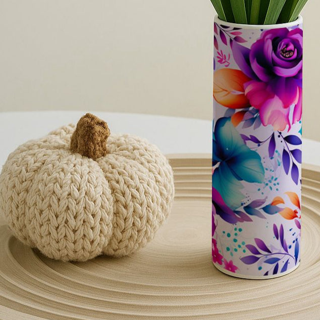 Vase fleuri Color Pop Eugénie