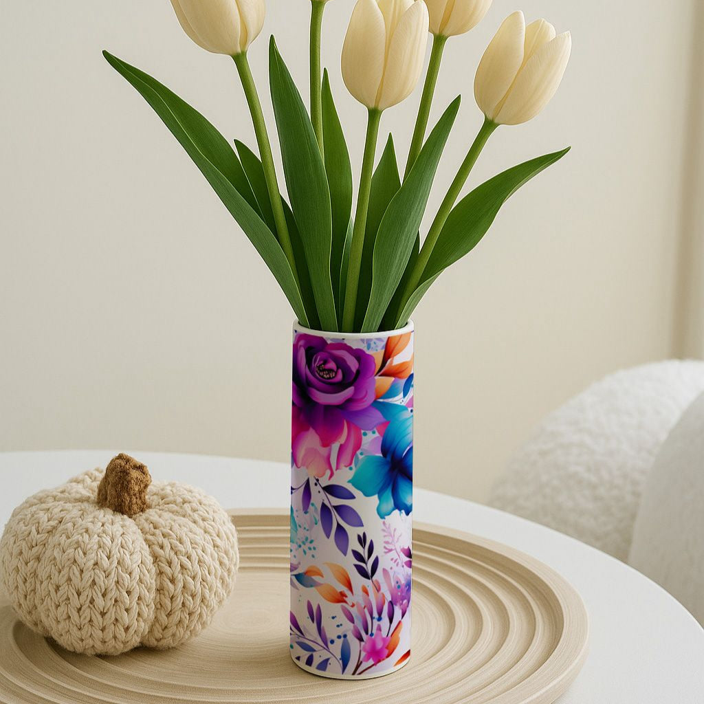 Vase fleuri Color Pop Eugénie