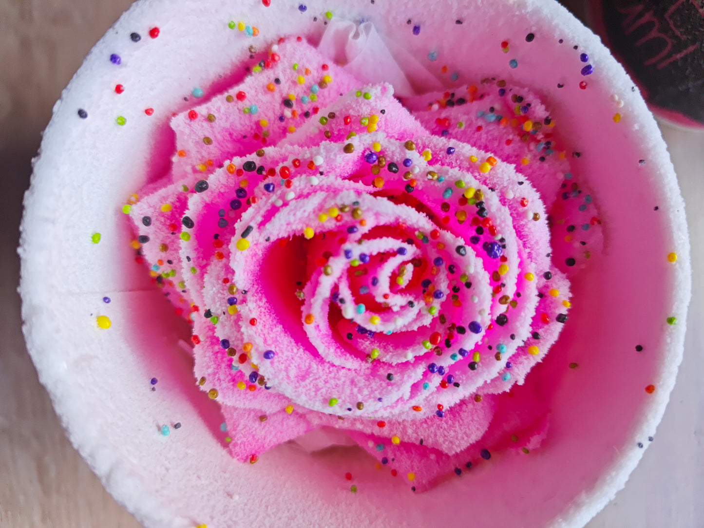 Rose glacée en cire