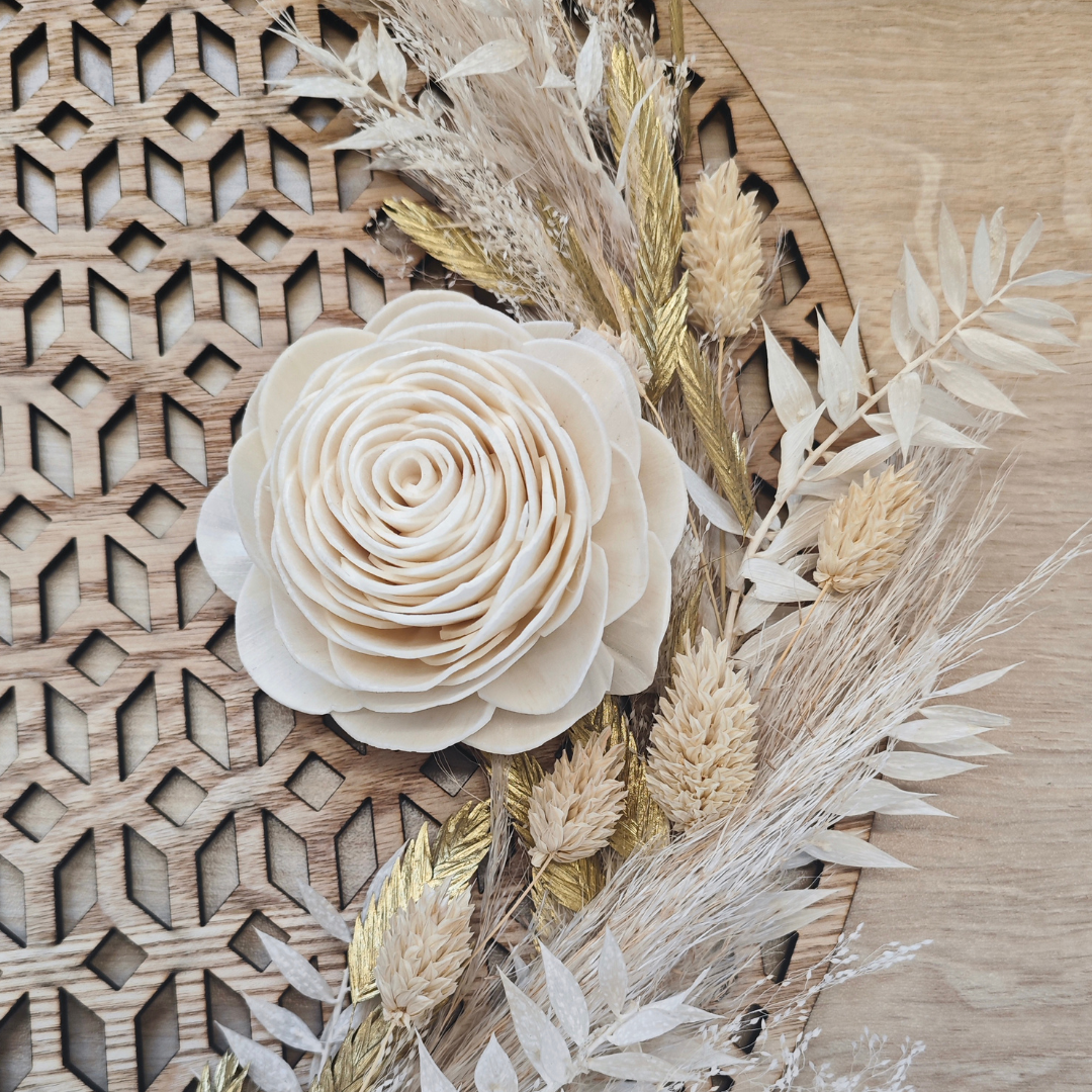 Fleur en bois (Lot de 5)- Valentina