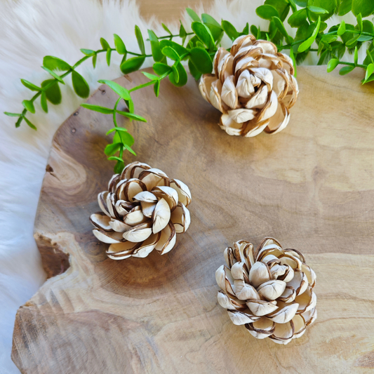 Fleur en bois (Lot de 5)  - Jona