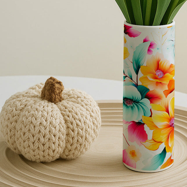 Vase fleuri Color Pop Léontine