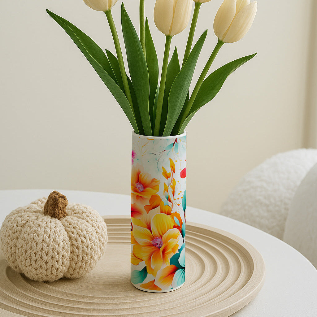 Vase fleuri Color Pop Léontine