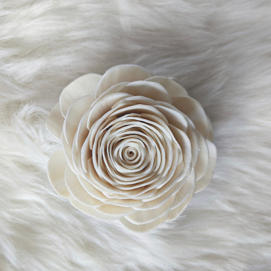 Fleur en bois (Lot de 5)- Valentina
